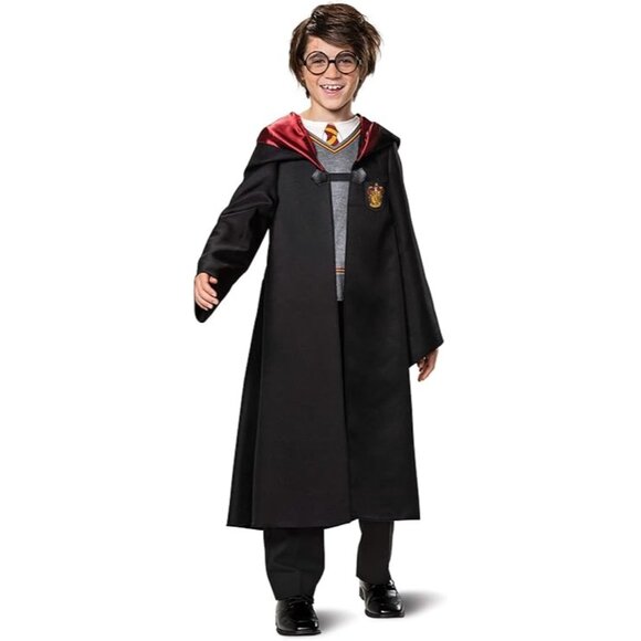 Harry Potter NWT Child Halloween Costume L/G (10-12) Wizarding World Robe & Tie - Picture 1 of 5